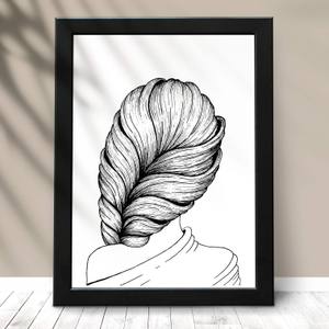 Quadro Decorativo Menina | Wallze
