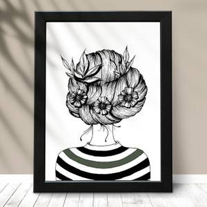 Quadro Decorativo Menina | Wallze