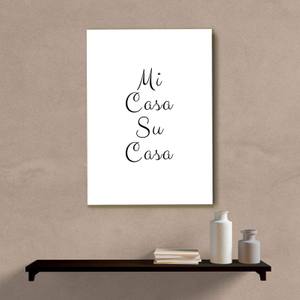 Quadro Decorativo Mi Casa Su Casa - quadro decorativo em ambiente decorado