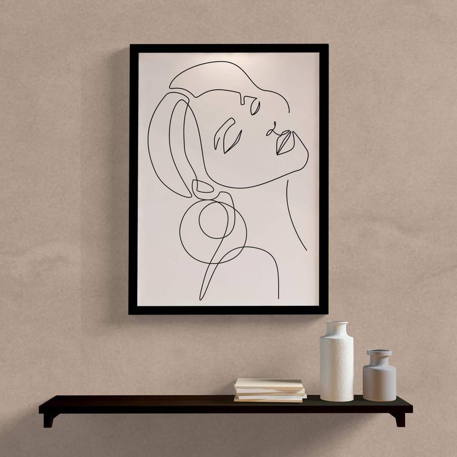 Quadro Minimalista Mulher