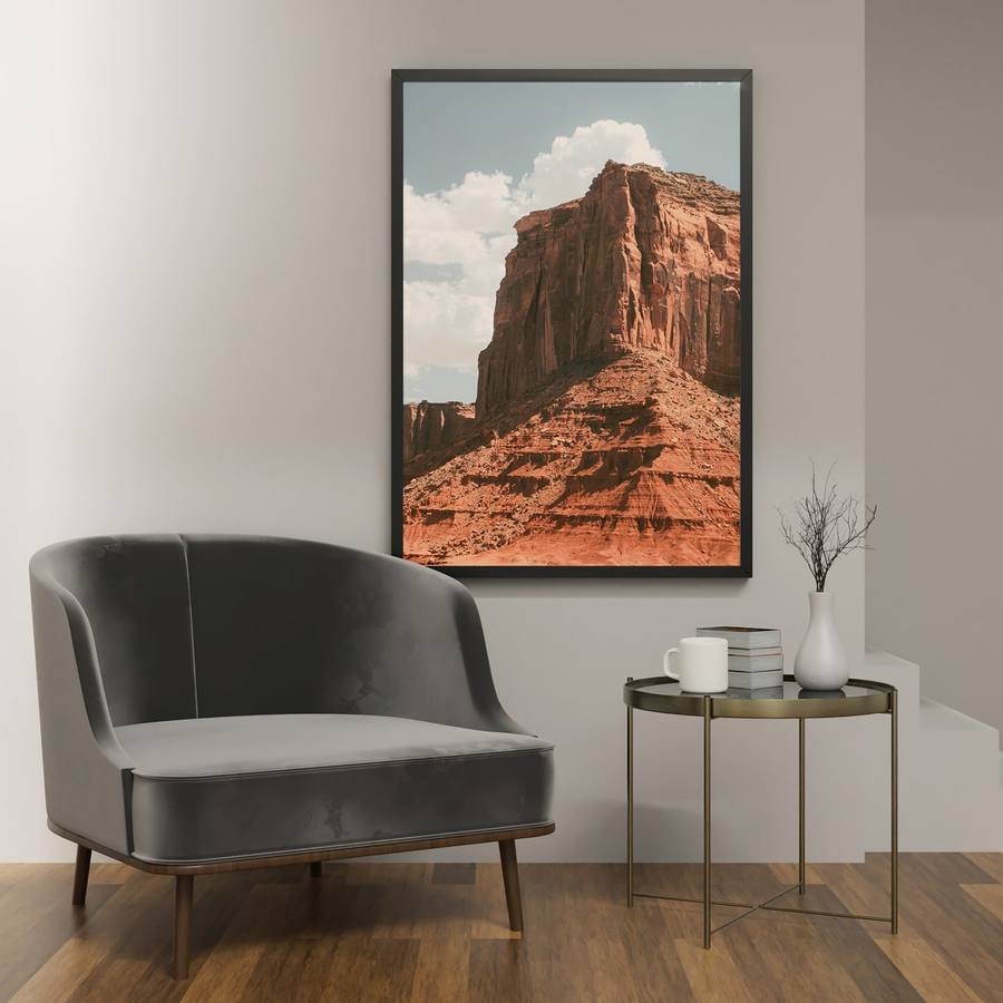 Quadro Decorativo Monumento Oljato - vista aproximada da impressão