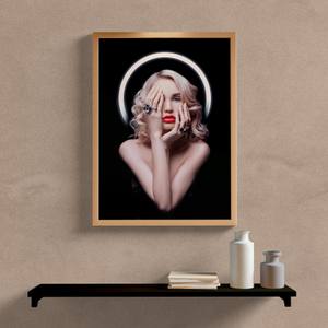 Quadro Decorativo Mulher - quadro decorativo em ambiente decorado