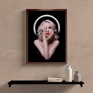 Quadro Decorativo Mulher - vista aproximada da impressão