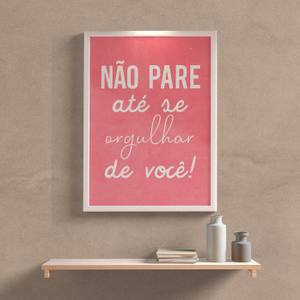 Quadro Decorativo Frase