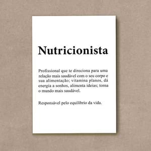 Quadro Decorativo Nutricionista - quadro decorativo em ambiente decorado
