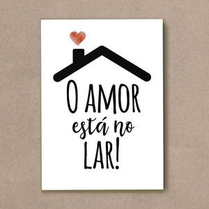Quadro Decorativo O amor está no lar - quadro decorativo em ambiente decorado