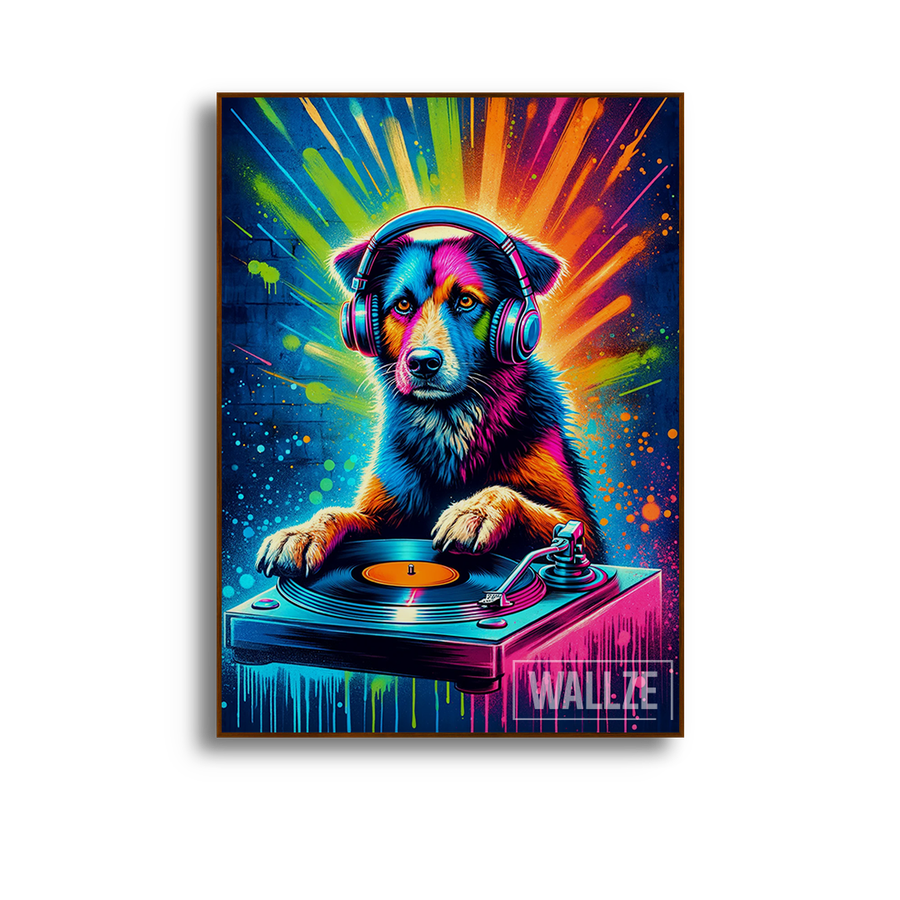Quadro Decorativo O Beat Canino Caramelo - imagem 5