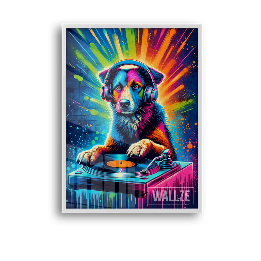 Quadro Decorativo O Beat Canino Caramelo - imagem 6