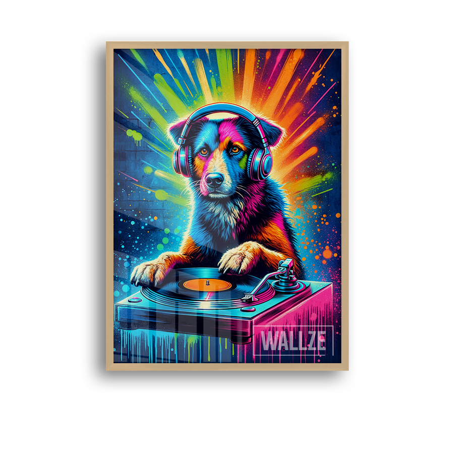 Quadro Decorativo O Beat Canino Caramelo - imagem 8
