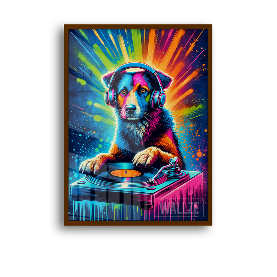 Quadro Decorativo O Beat Canino Caramelo - imagem 9