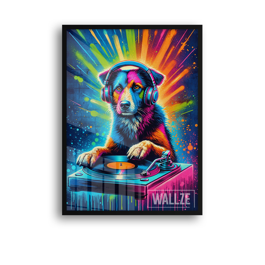 Quadro Decorativo O Beat Canino Caramelo - imagem 7
