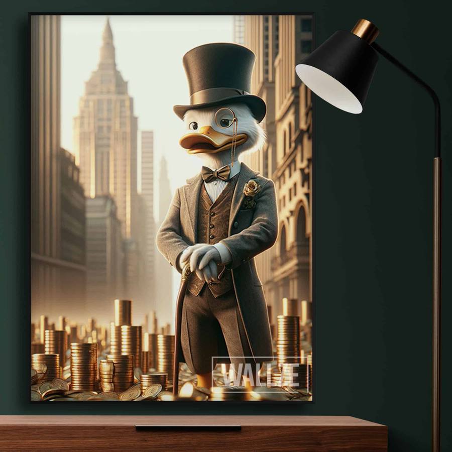 Quadro Decorativo o Magnata da Metrópole | Wallze