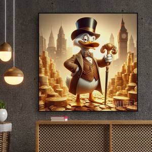 Quadro Decorativo O Magnata Dourado de Londres | Wallze