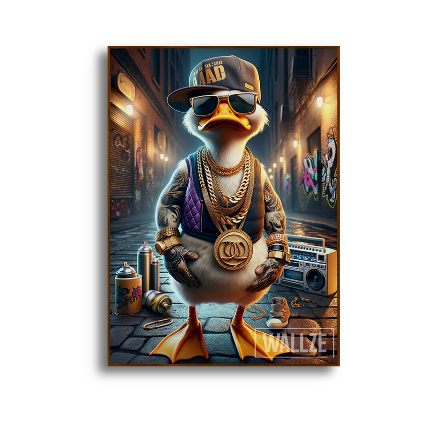 Quadro Decorativo O Pato do Hip-Hop - imagem 5