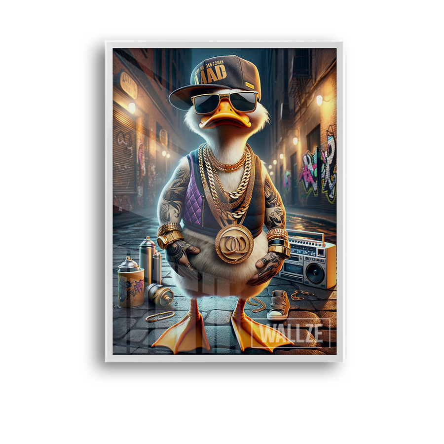 Quadro Decorativo O Pato do Hip-Hop - imagem 6
