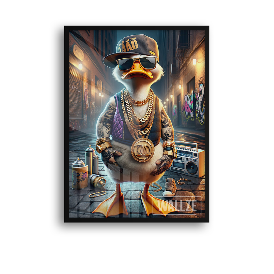 Quadro Decorativo O Pato do Hip-Hop - imagem 7