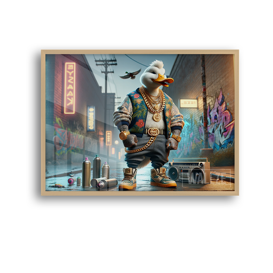 Quadro Decorativo O Rapper do Beco das Artes - imagem 8
