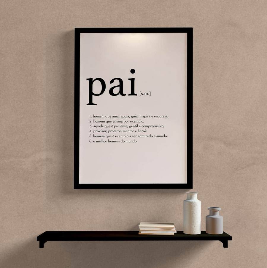 Quadro Decorativo Pai