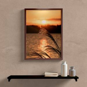 Quadro Decorativo Paisagem Juncos no Sol - vista aproximada da impressão