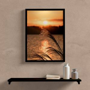 Quadro Decorativo Paisagem Juncos no Sol - quadro decorativo em ambiente decorado