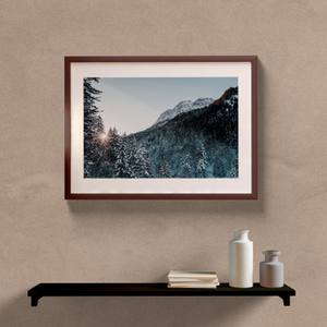Quadro Decorativo Paisagem Montanha - vista aproximada da impressão
