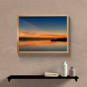 Quadro Decorativo Paisagem Sunset - quadro decorativo em ambiente decorado