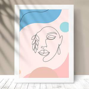 Quadro decorativo perfil