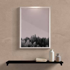 Quadro Decorativo Pinheiros - detalhe da moldura e acabamento