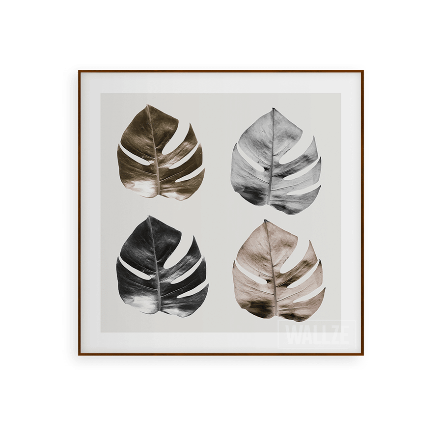 Quadro Decorativo Quarteto de Monstera - imagem 5