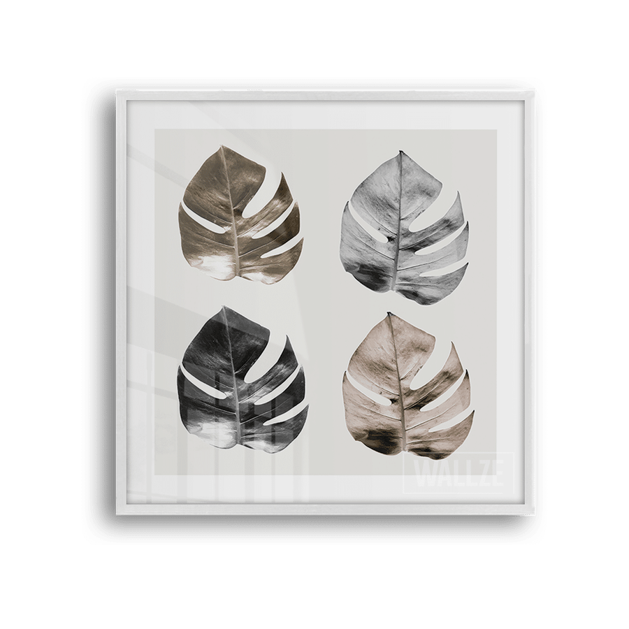 Quadro Decorativo Quarteto de Monstera - imagem 6