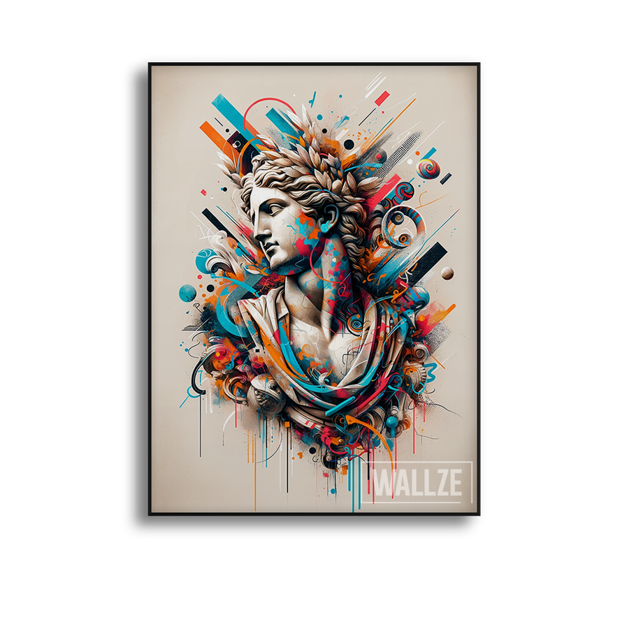 Quadro Decorativo Renascimento Urbano - quadro decorativo em ambiente decorado