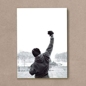Quadro Decorativo Rocky Balboa - quadro decorativo em ambiente decorado