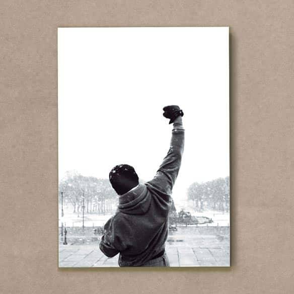 Quadro Decorativo Rocky Balboa - quadro decorativo em ambiente decorado