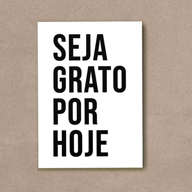 Quadro Decorativo Seja Grato Por Hoje - quadro decorativo em ambiente decorado