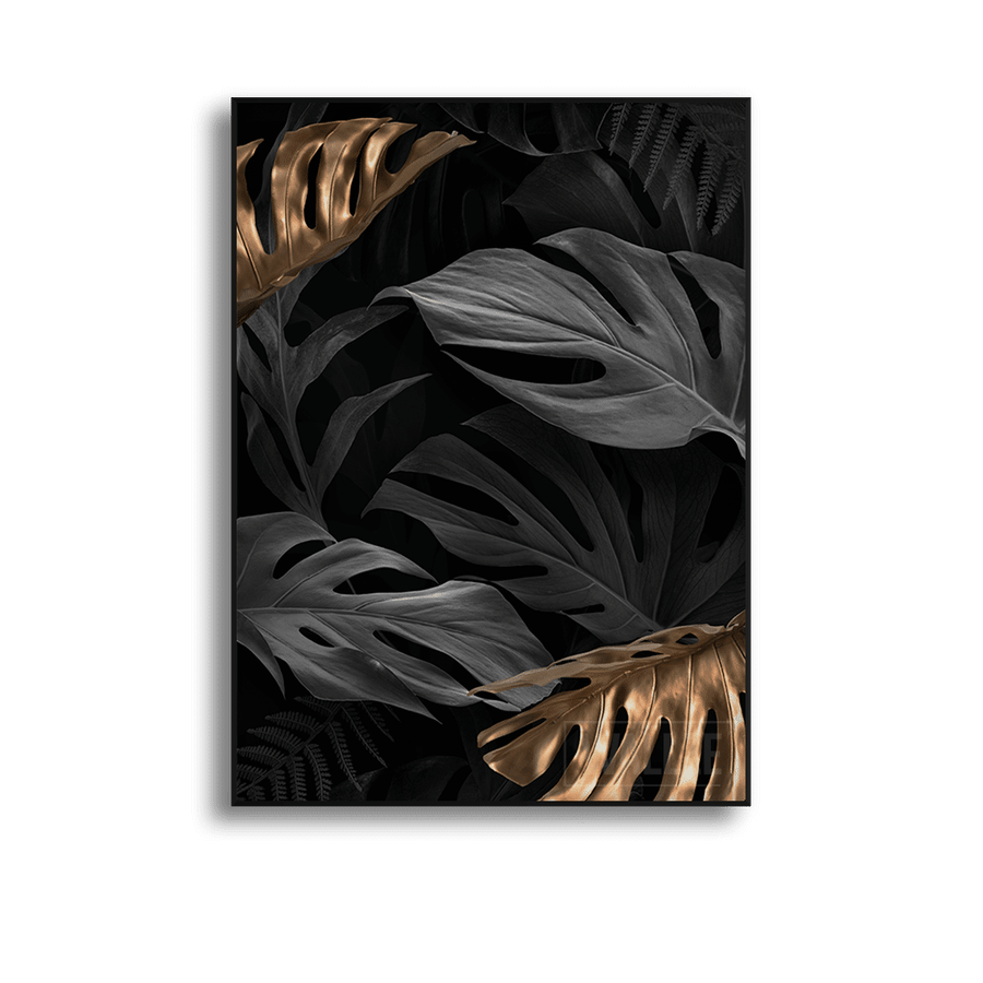 Quadro Decorativo Toques de Ouro - quadro decorativo em ambiente decorado