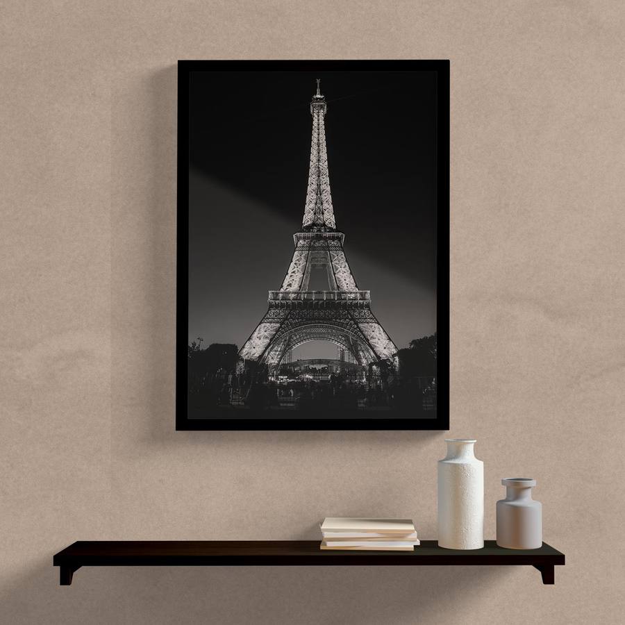 Quadro Decorativo Torre Eiffel Noite | Wallze