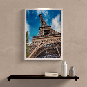 Quadro Decorativo Torre Eiffel - detalhe da moldura e acabamento
