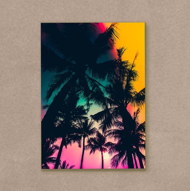 Quadro Decorativo Tropical color - quadro decorativo em ambiente decorado