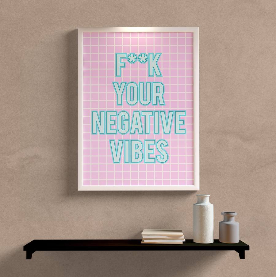 quadro decorativo vibes