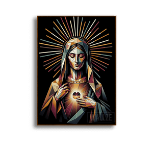 Quadro Decorativo Virgem Maria - Divina Luz - imagem 5