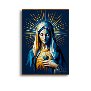 Quadro Decorativo Virgem Maria - Esplendor Celestial - imagem 5