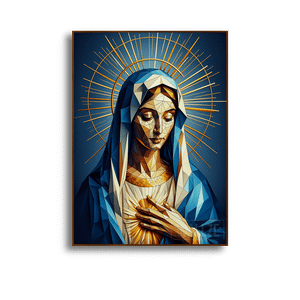 Quadro Decorativo Virgem Maria - Sacra Geometria - imagem 5