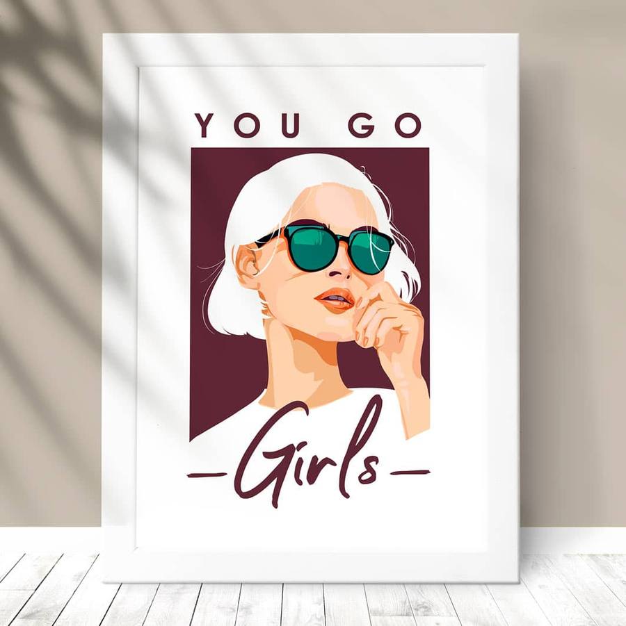 Quadro decorativo girls