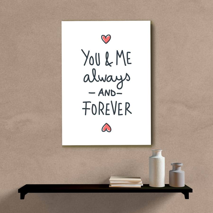 Quadro Decorativo You & Me - imagem 5