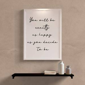 Quadro Decorativo Frase