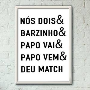 Quadro Decorativo Deu Match - quadro decorativo em ambiente decorado