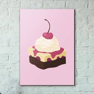 Quadro Decorativo Doce 1 - quadro decorativo em ambiente decorado
