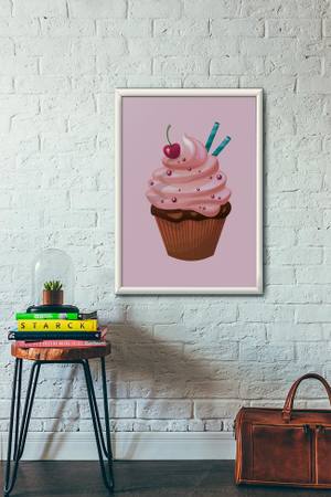 Quadro Decorativo Doces 10 - detalhe da moldura e acabamento