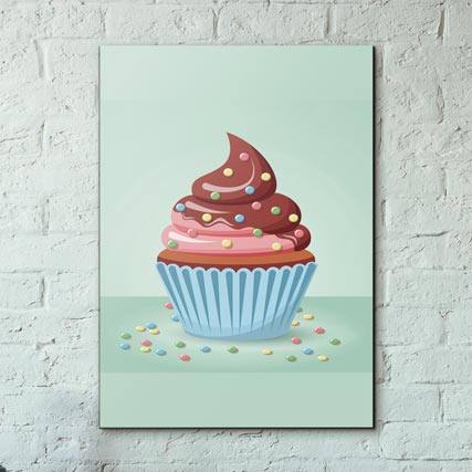 Quadro Decorativo Doces 5 - quadro decorativo em ambiente decorado