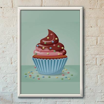 Quadro Decorativo Doces 5 | Wallze